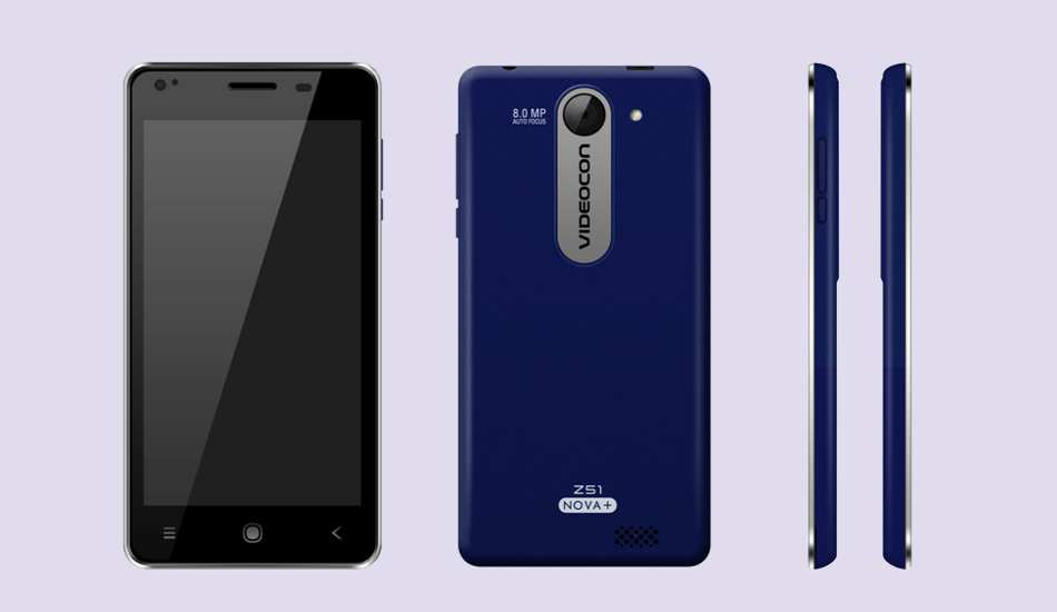 Quad core Videocon Z51 Nova+ launched at Rs 5,799